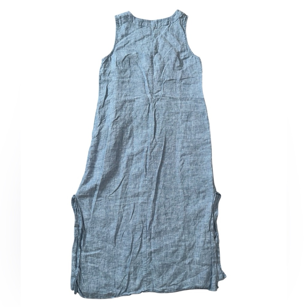 Loft Linen Vest Midi Dress - Picture 3 of 8